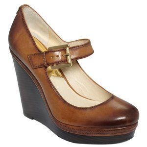 Michael Kors Jaedon Platform Wedge Shoes Women's 10